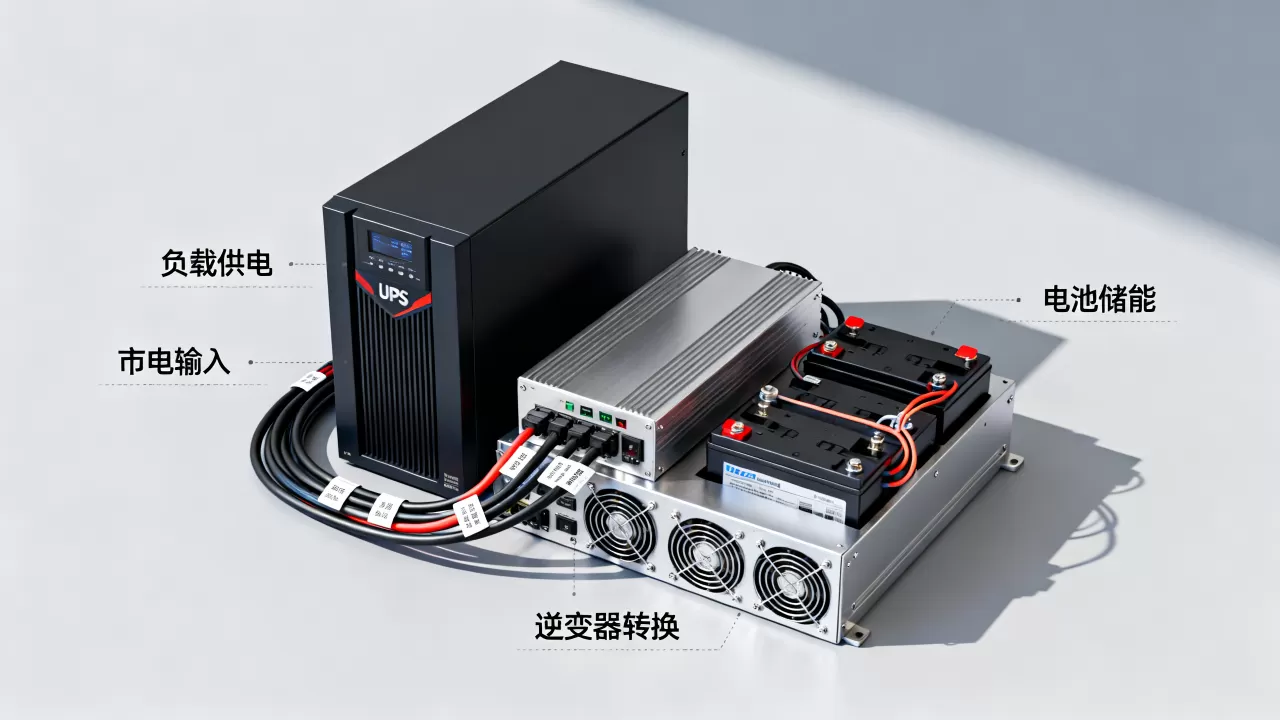 机房UPS不间断电源工作原理是什么,UPS电源怎么工作? 机房UPS不间断电源工作原理是什么,UPS电源怎么工作?
