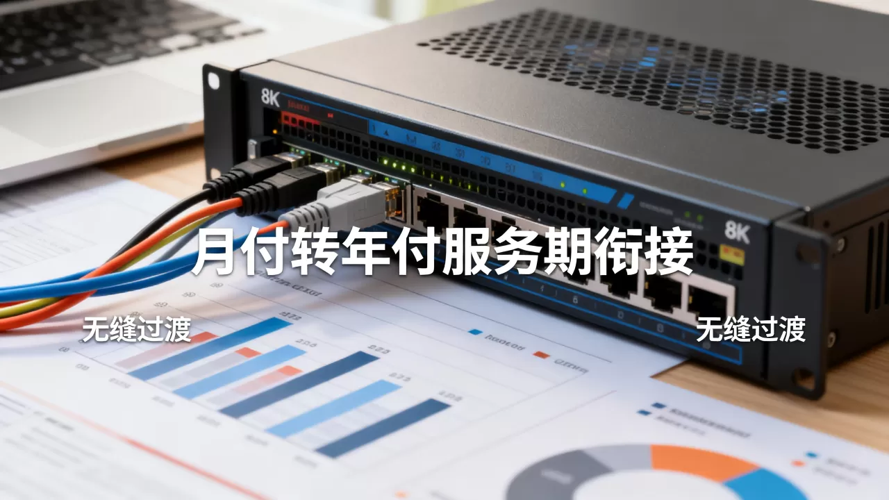 服务器月付转年付时服务期该怎么衔接，月付转年付服务期如何无缝衔接？
