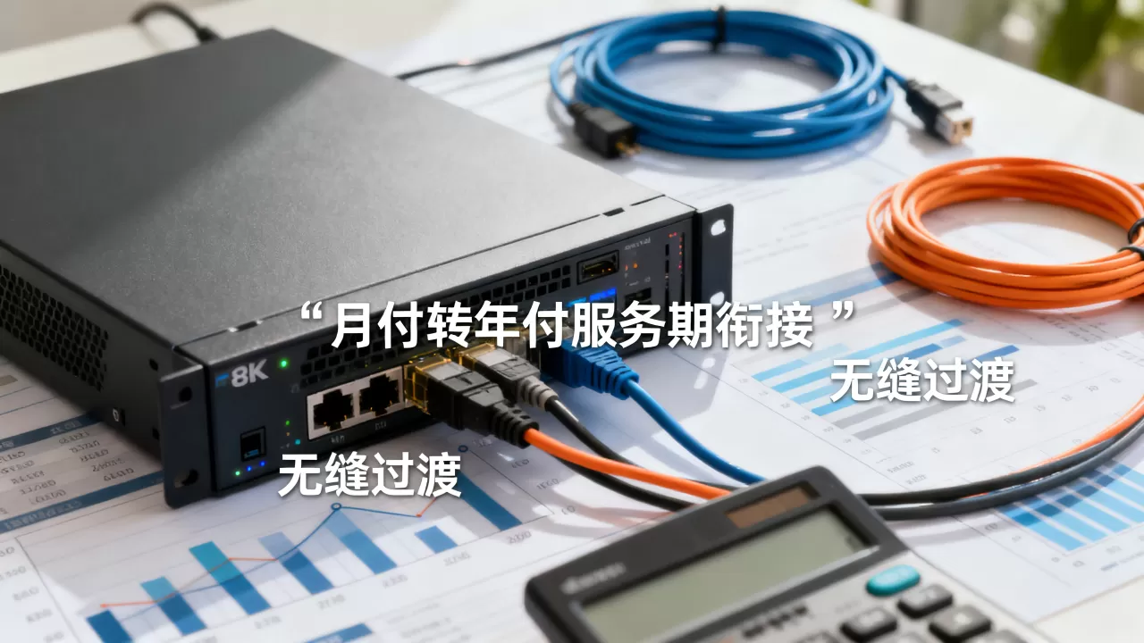服务器月付转年付时服务期该怎么衔接，月付转年付服务期如何无缝衔接？