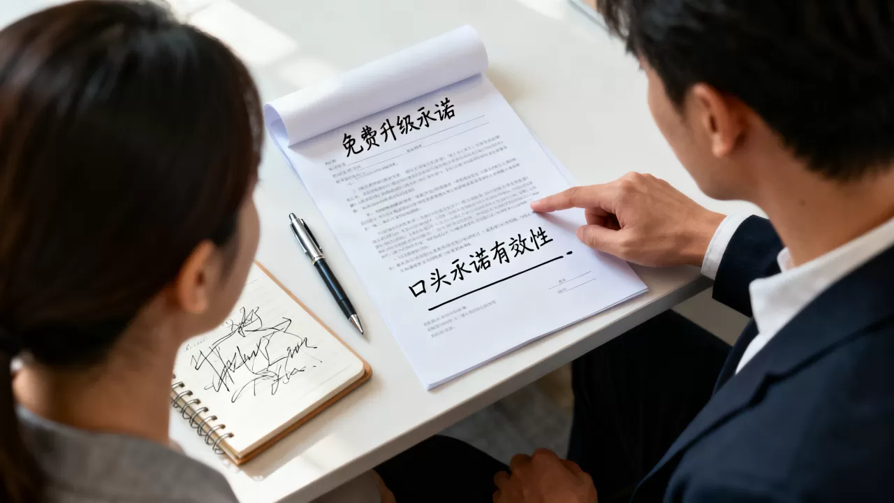 免费升级的承诺没写进合同怎么办,口头承诺没写进合同有效吗 免费升级的承诺没写进合同怎么办,口头承诺没写进合同有效吗