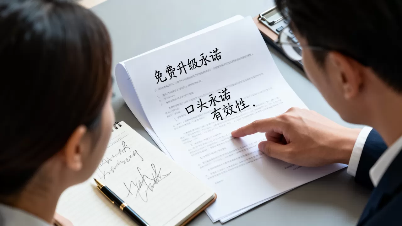 免费升级的承诺没写进合同怎么办,口头承诺没写进合同有效吗 免费升级的承诺没写进合同怎么办,口头承诺没写进合同有效吗