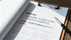 长期合同里的价格保护条款怎么写，有哪些注意事项？