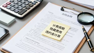 签合同前要问清的计费细节清单，合同计费陷阱有哪些？