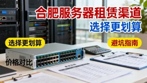 合肥服务器租赁渠道不少，怎样选更划算一点？服务器租用价格对比，如何避坑？