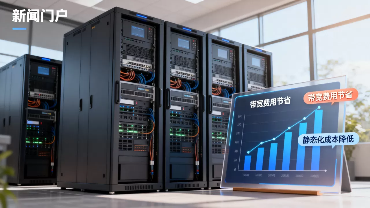 新闻门户全站静态化后带宽费用能省多少,静态化能降低多少带宽成本 新闻门户全站静态化后带宽费用能省多少,静态化能降低多少带宽成本
