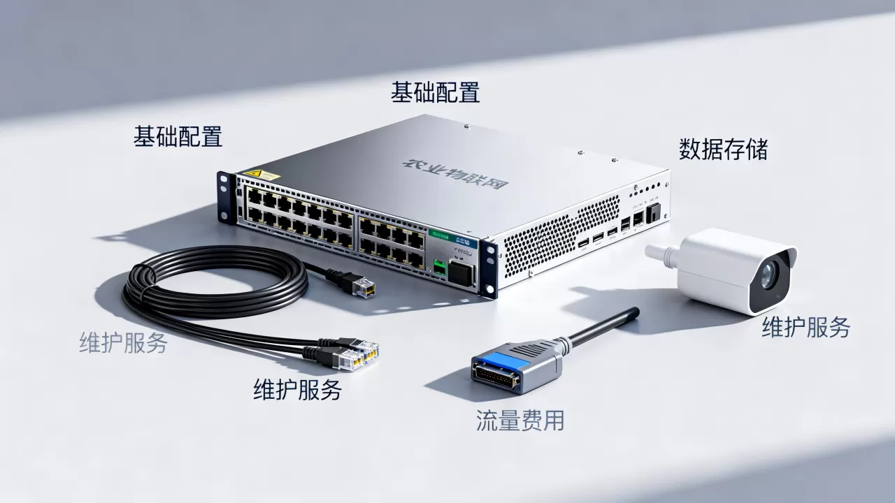 农业物联网平台服务器包年租费用明细有哪些？，一年多少钱？
