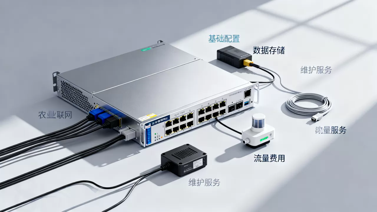 农业物联网平台服务器包年租费用明细有哪些？，一年多少钱？