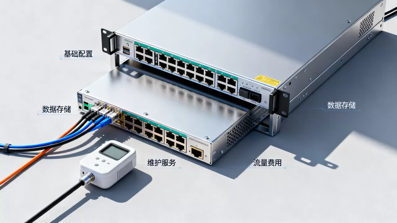 农业物联网平台服务器包年租费用明细有哪些？，一年多少钱？