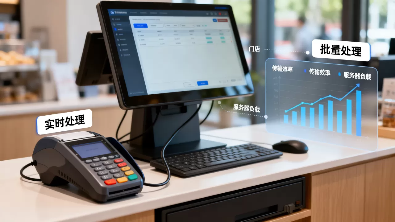 门店POS数据回传总部按实时还是批量处理?,门店数据回传实时批量哪个更优 门店POS数据回传总部按实时还是批量处理?,门店数据回传实时批量哪个更优