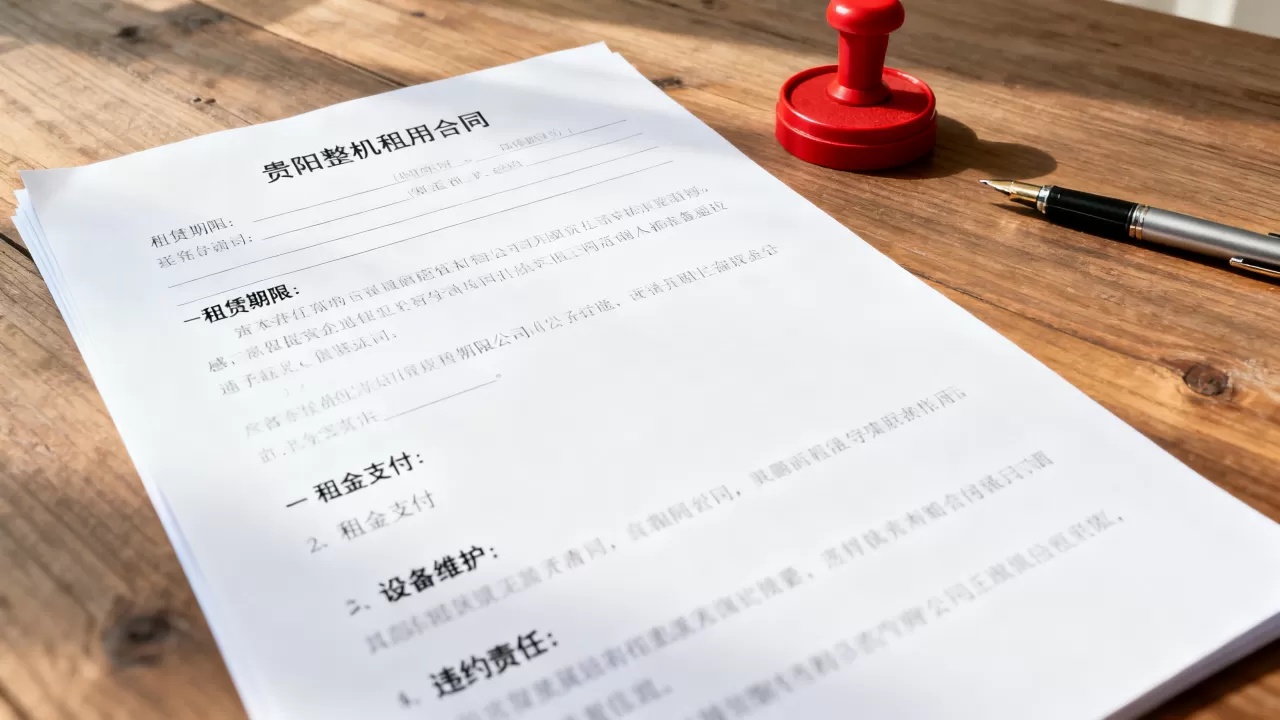 贵阳整机租用合同签约前要看清哪些条款?长尾疑问词,整机租用注意事项 贵阳整机租用合同签约前要看清哪些条款?长尾疑问词,整机租用注意事项