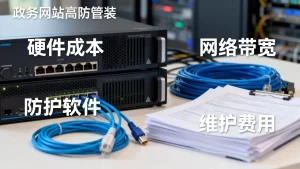 政务网站高防托管成本构成有哪些，一年多少钱？