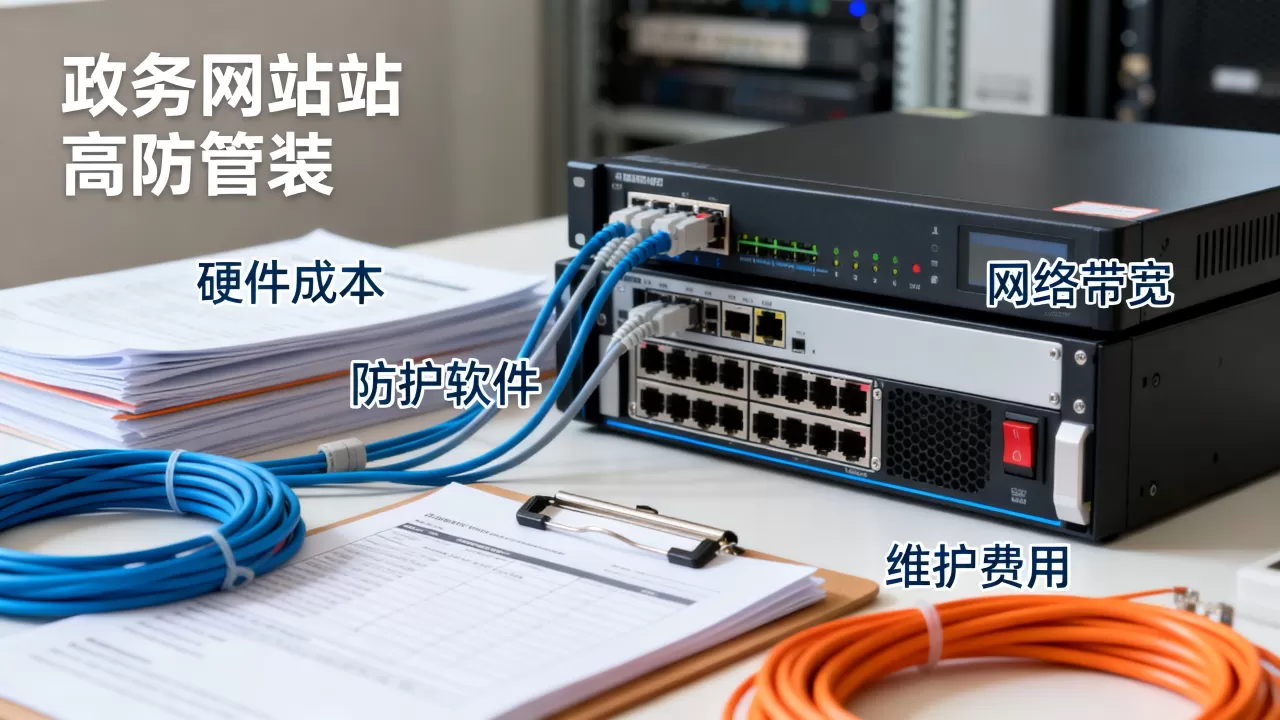 政务网站高防托管成本构成有哪些,一年多少钱? 政务网站高防托管成本构成有哪些,一年多少钱?