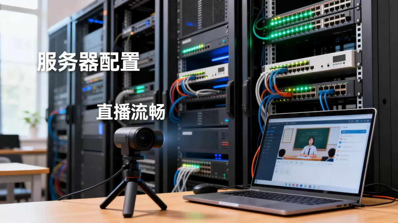 在线教育直播课堂的服务器配置思路是什么？如何保障直播流畅？