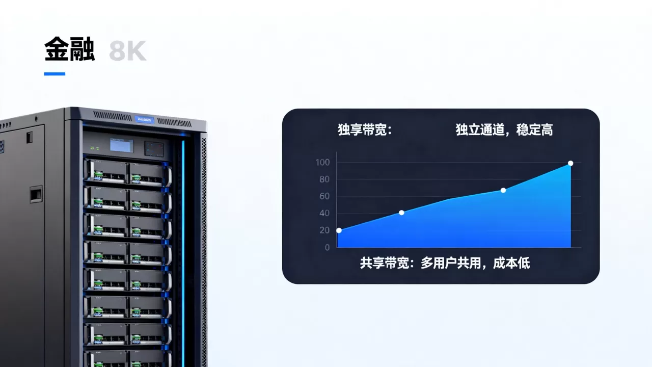 金融业务独享带宽和共享带宽怎么选,哪种更稳定 金融业务独享带宽和共享带宽怎么选,哪种更稳定