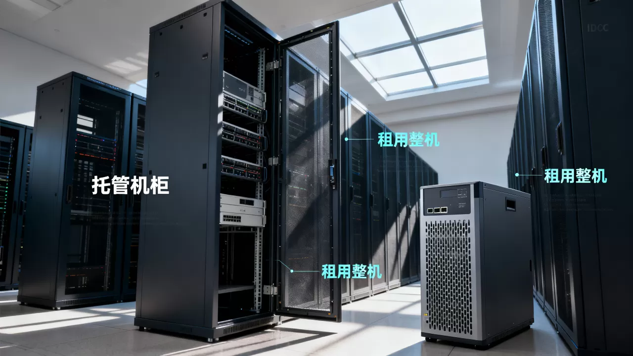 青岛IDC机柜托管和整机租用怎么选？托管和租用哪个更划算？