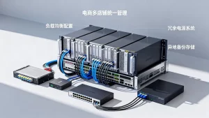 电商多店铺统一管理的服务器部署注意事项有哪些，如何避免服务器宕机？