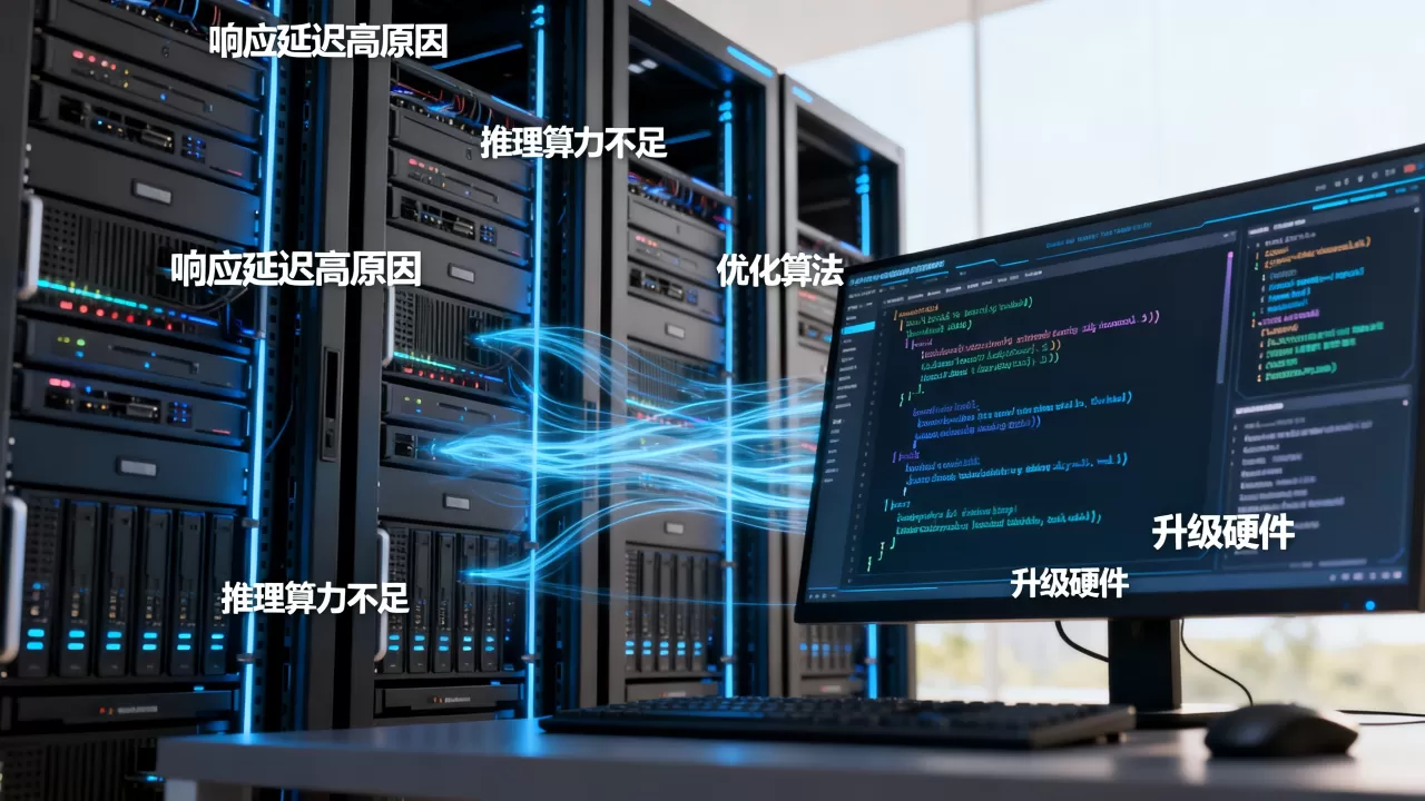智能客服响应延迟高是什么原因，推理算力跟不上怎么解决？