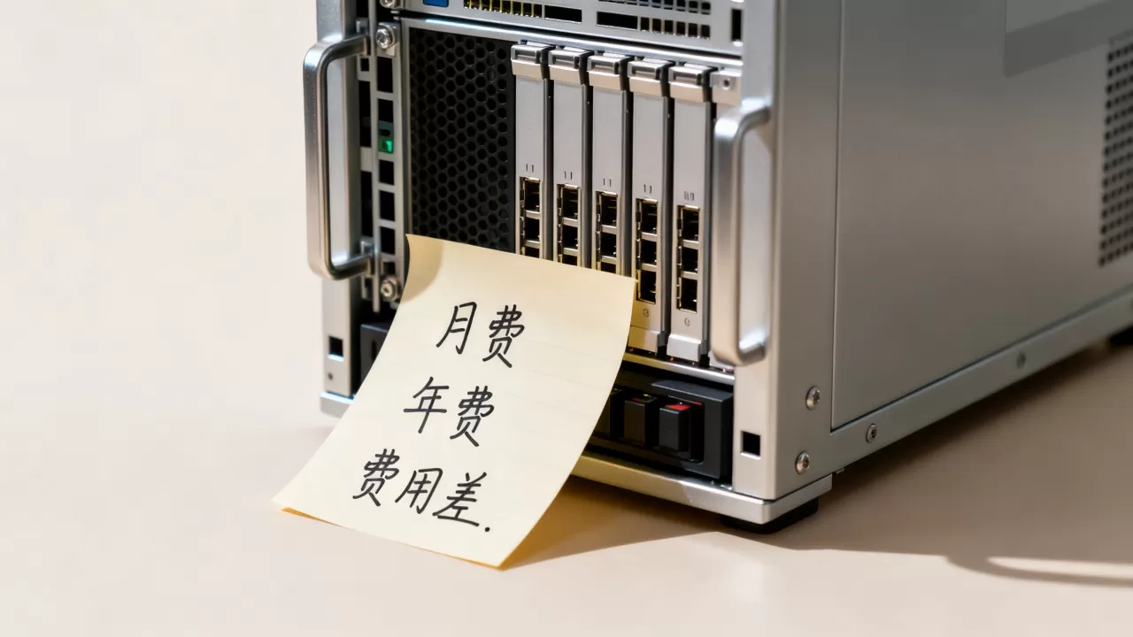 电商服务器按月租和按年租哪个划算，费用差多少