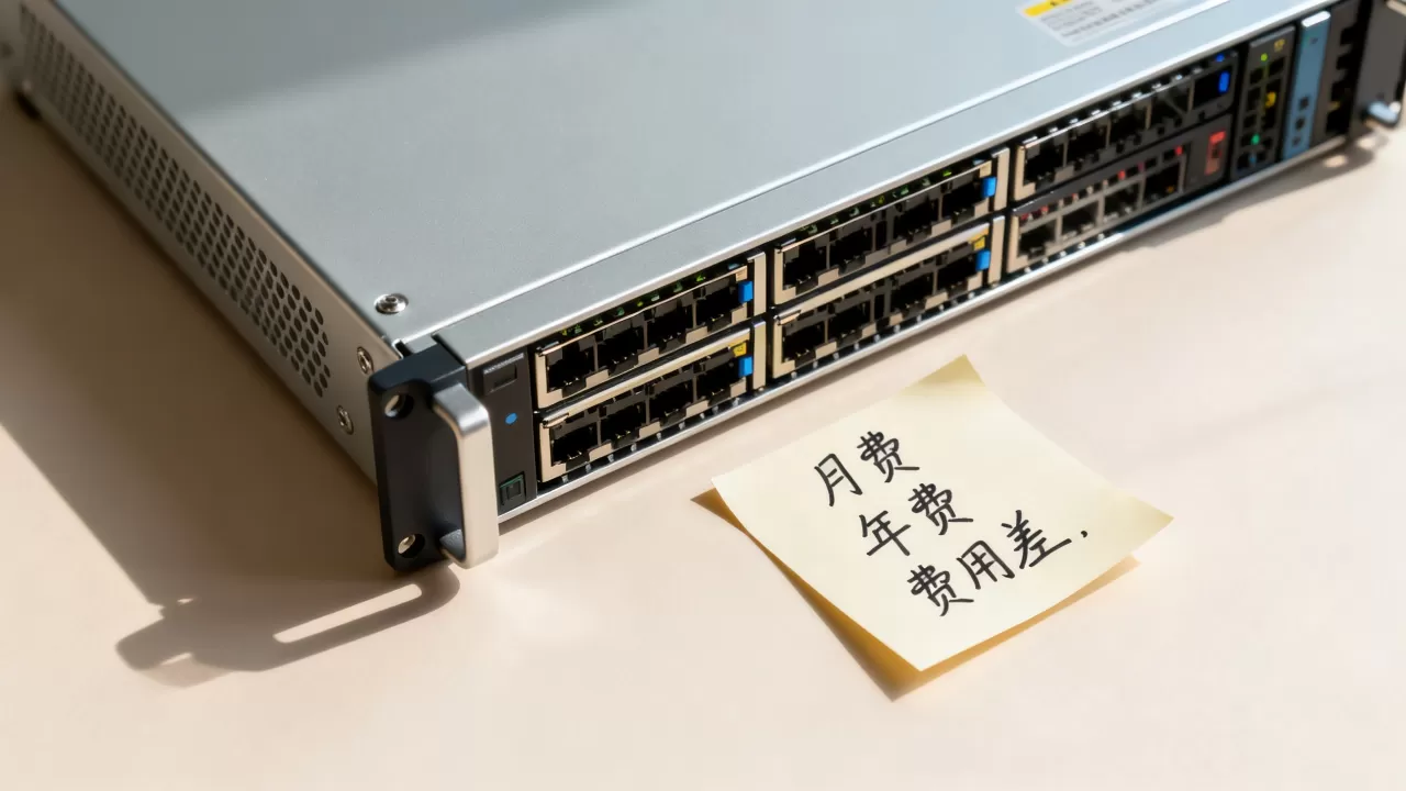 电商服务器按月租和按年租哪个划算，费用差多少
