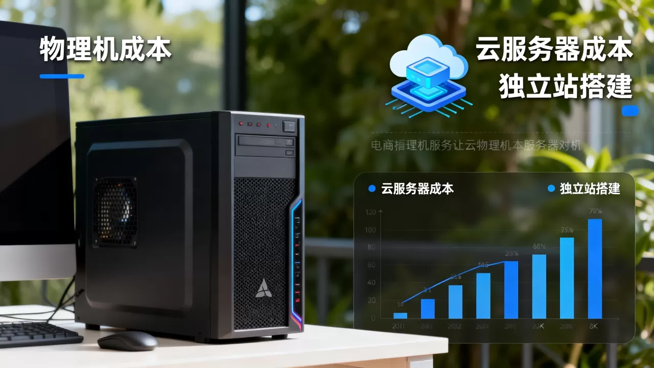 用电商物理机搭建独立站要多少成本，云服务器和物理机哪个更划算？