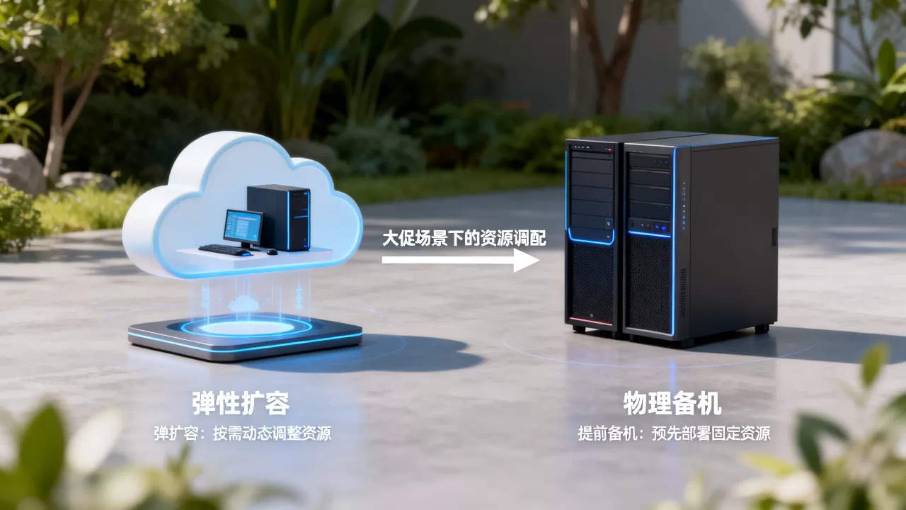 大促扩容方案里弹性扩容与提前备机的区别,弹性扩容和提前备机哪个好 大促扩容方案里弹性扩容与提前备机的区别,弹性扩容和提前备机哪个好