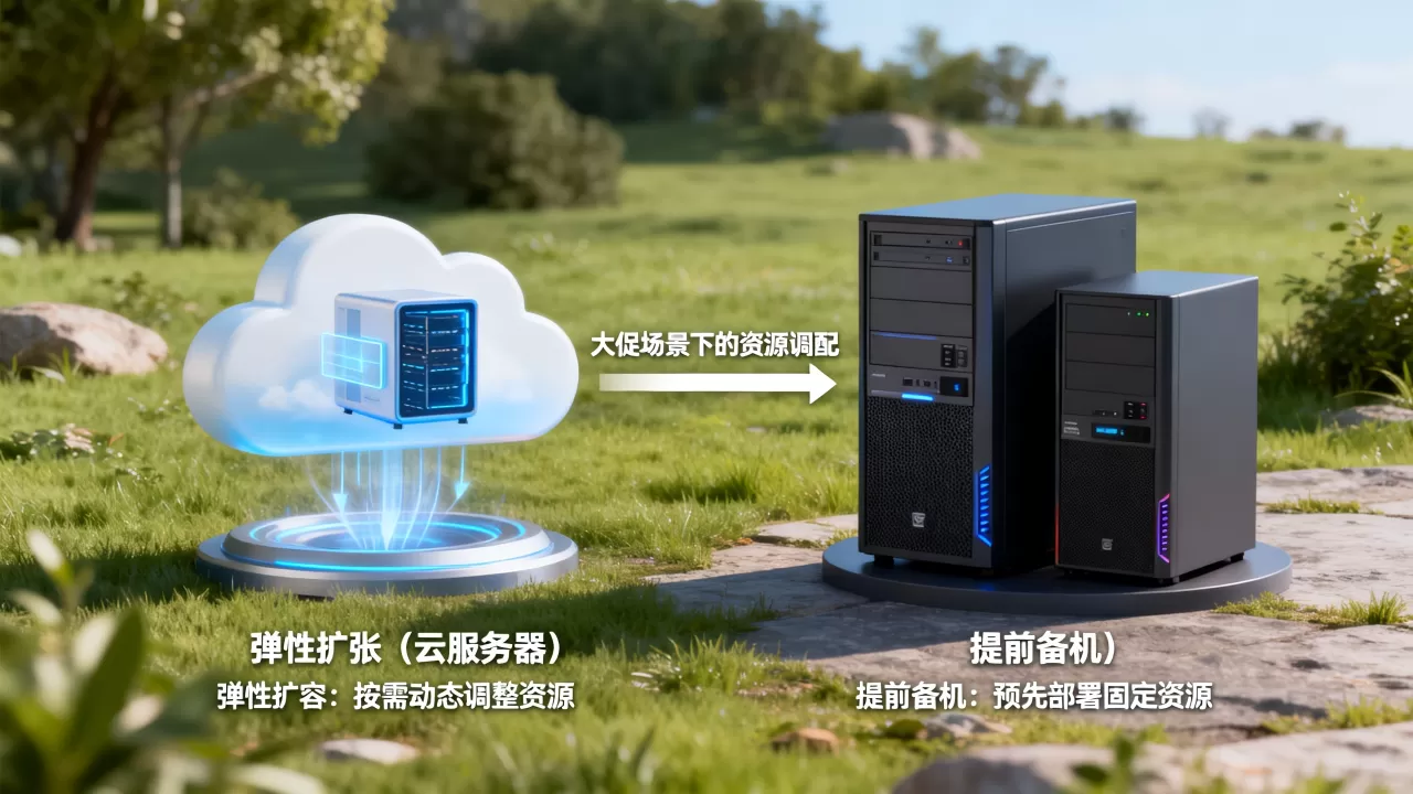 大促扩容方案里弹性扩容与提前备机的区别,弹性扩容和提前备机哪个好 大促扩容方案里弹性扩容与提前备机的区别,弹性扩容和提前备机哪个好