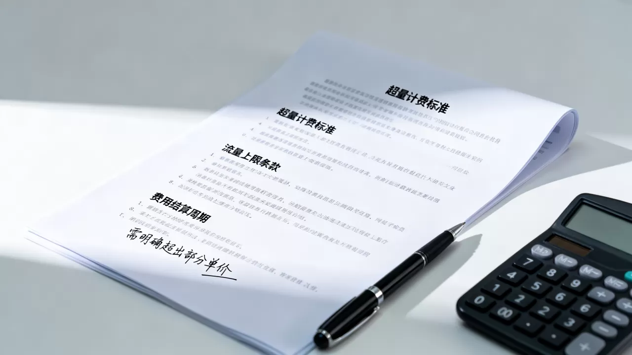 南京大带宽服务器租用合同里超量计费与上限条款怎么问清,有哪些注意事项? 南京大带宽服务器租用合同里超量计费与上限条款怎么问清,有哪些注意事项?