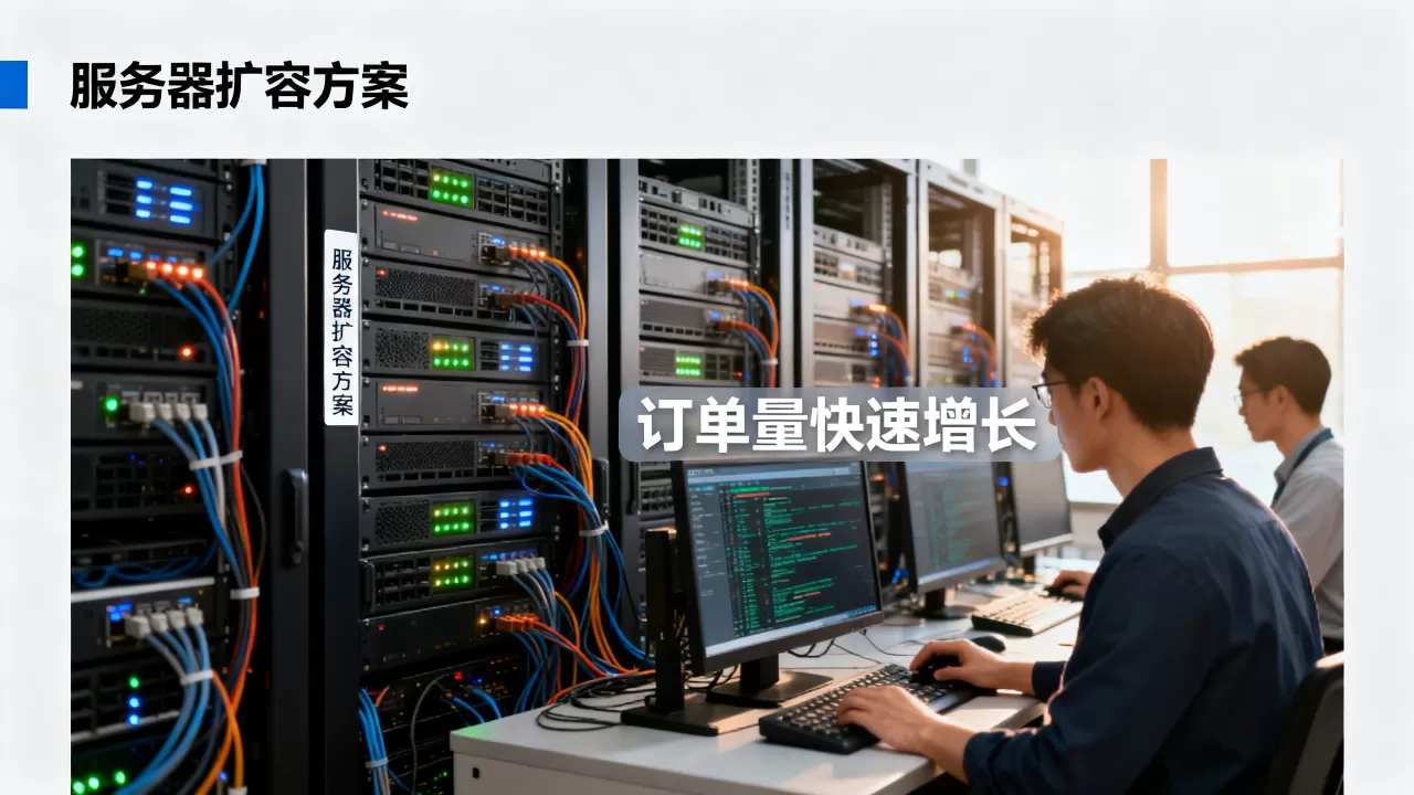 订单量快速增长时服务器怎么快速扩容,服务器扩容方案有哪些 订单量快速增长时服务器怎么快速扩容,服务器扩容方案有哪些
