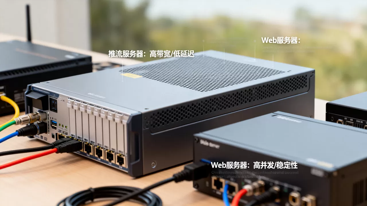 直播推流服务器和Web服务器的配置差异是什么,怎么选? 直播推流服务器和Web服务器的配置差异是什么,怎么选?