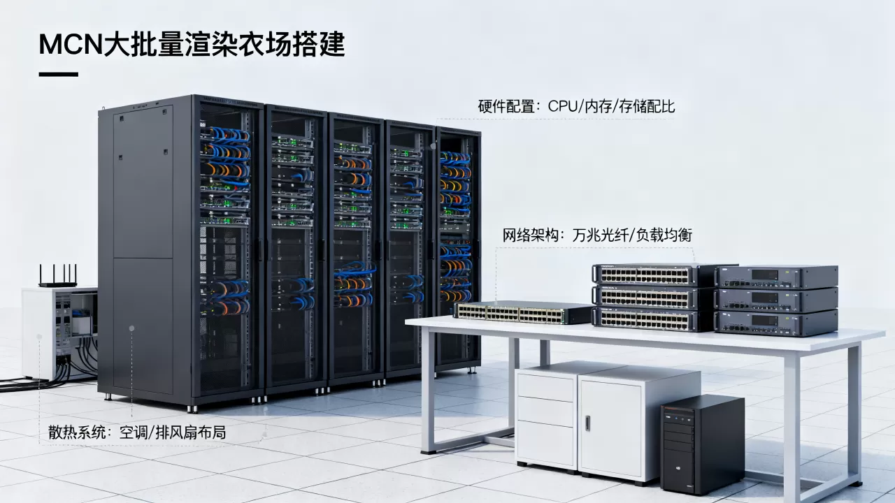 MCN批量渲染农场搭建前想清楚哪三件事？，渲染农场怎么搭建？