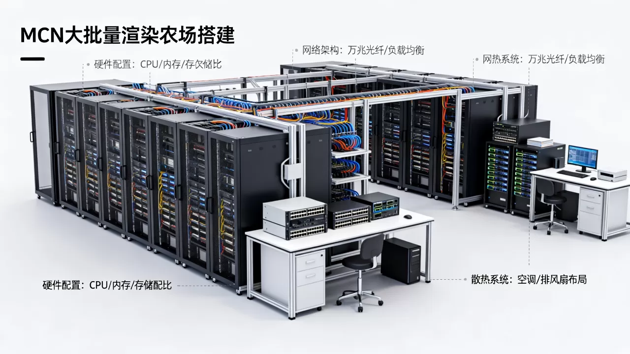 MCN批量渲染农场搭建前想清楚哪三件事？，渲染农场怎么搭建？