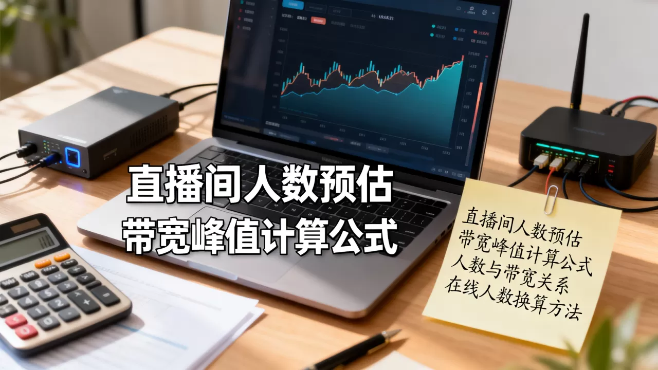 直播间人数预估和带宽峰值怎么换算?直播带宽峰值计算公式,直播间人数和带宽峰值的关系?在线人数预估换算方法 直播间人数预估和带宽峰值怎么换算?直播带宽峰值计算公式,直播间人数和带宽峰值的关系?在线人数预估换算方法