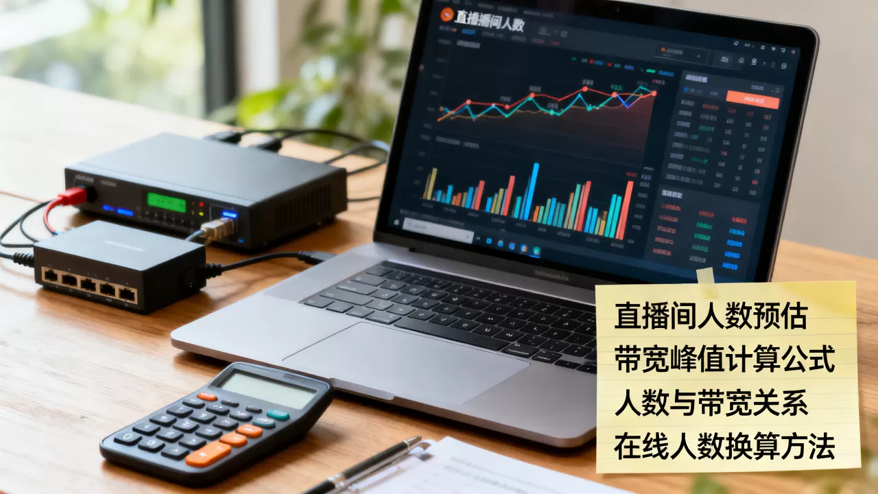 直播间人数预估和带宽峰值怎么换算?直播带宽峰值计算公式,直播间人数和带宽峰值的关系?在线人数预估换算方法 直播间人数预估和带宽峰值怎么换算?直播带宽峰值计算公式,直播间人数和带宽峰值的关系?在线人数预估换算方法