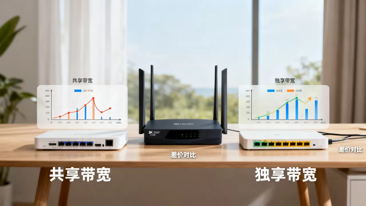 西安共享带宽升级独享带宽差价多少,如何划算? 西安共享带宽升级独享带宽差价多少,如何划算?