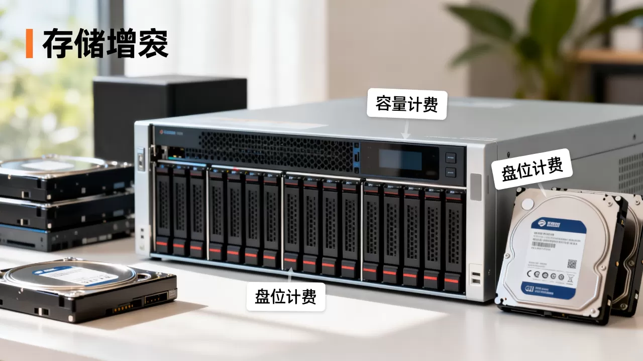 存储扩容时按容量计费还是按盘位计费,怎么选 存储扩容时按容量计费还是按盘位计费,怎么选