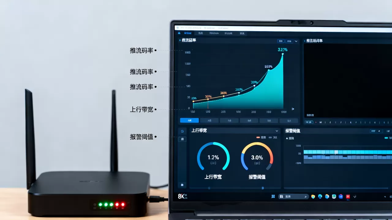 推流码率一拉高上行带宽就报警，为什么推流码率拉高会导致上行带宽报警？
