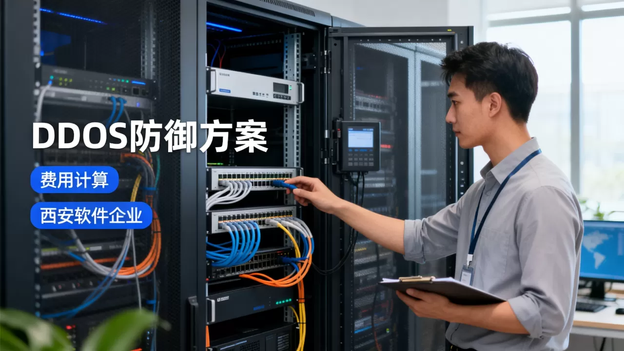 西安软件企业DDoS防御方案费用怎么算，多少钱一年