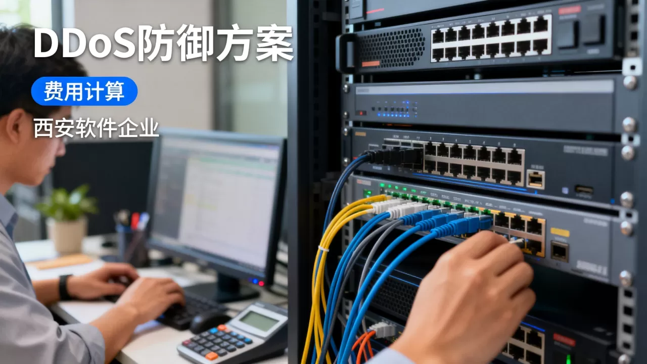 西安软件企业DDoS防御方案费用怎么算，多少钱一年