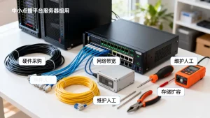 中小点播平台整年服务器费用构成如何拆解？一年需要多少钱，长尾疑问词