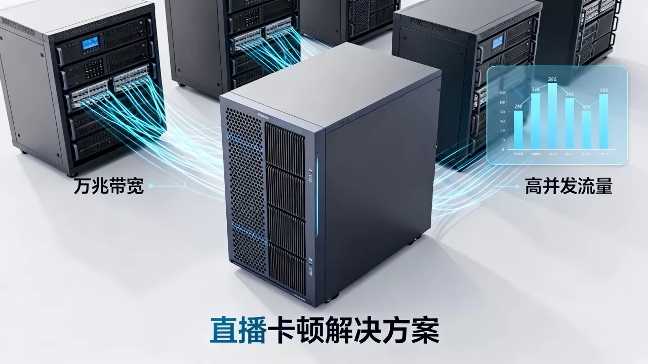 万兆带宽对大型直播平台意味着什么，直播卡顿和高并发流量怎么解决？