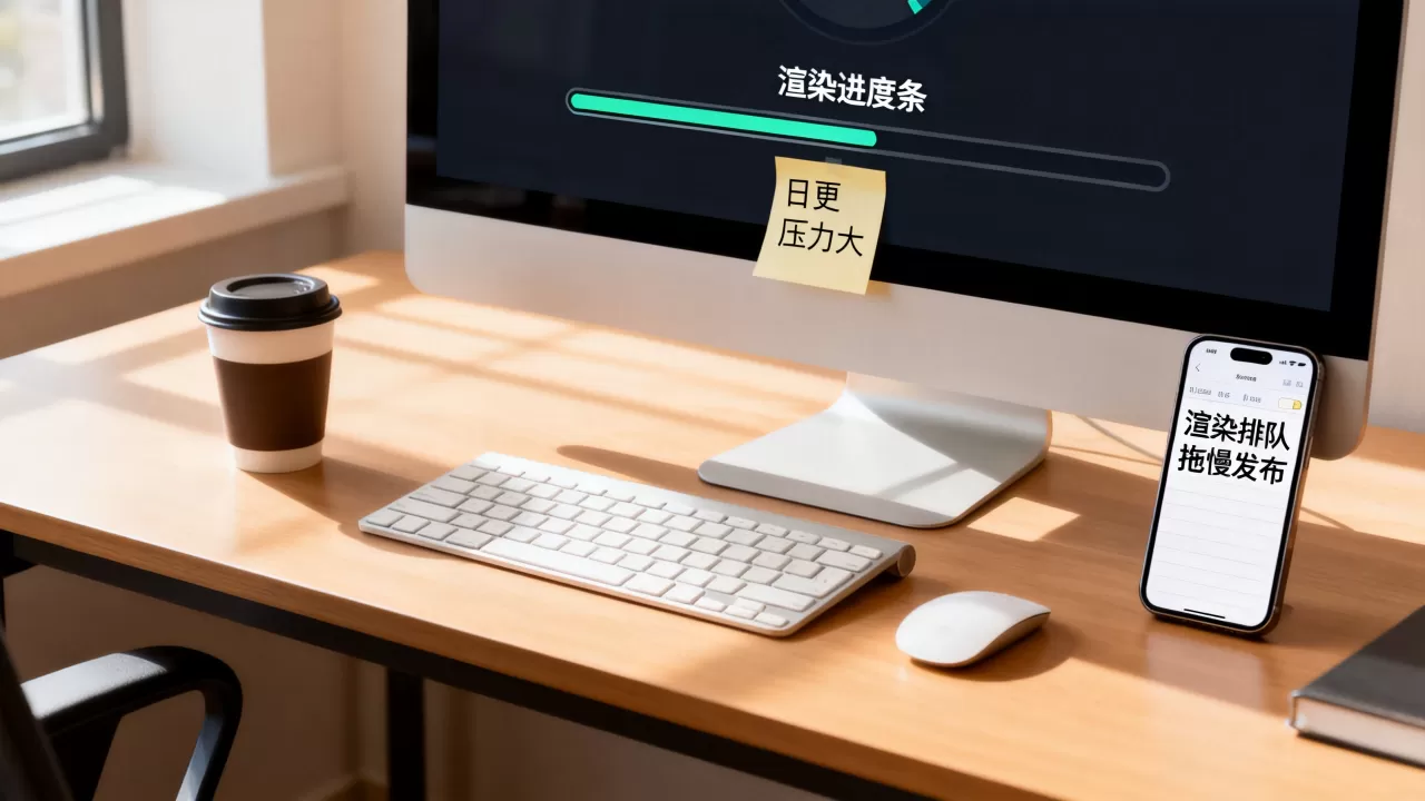 短视频日更压力大渲染排队拖慢发布怎么办，短视频日更渲染排队如何加急发布