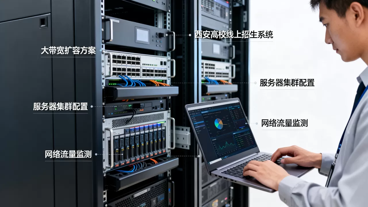 西安高校线上招生系统大带宽扩容怎么做?有哪些方案 西安高校线上招生系统大带宽扩容怎么做?有哪些方案