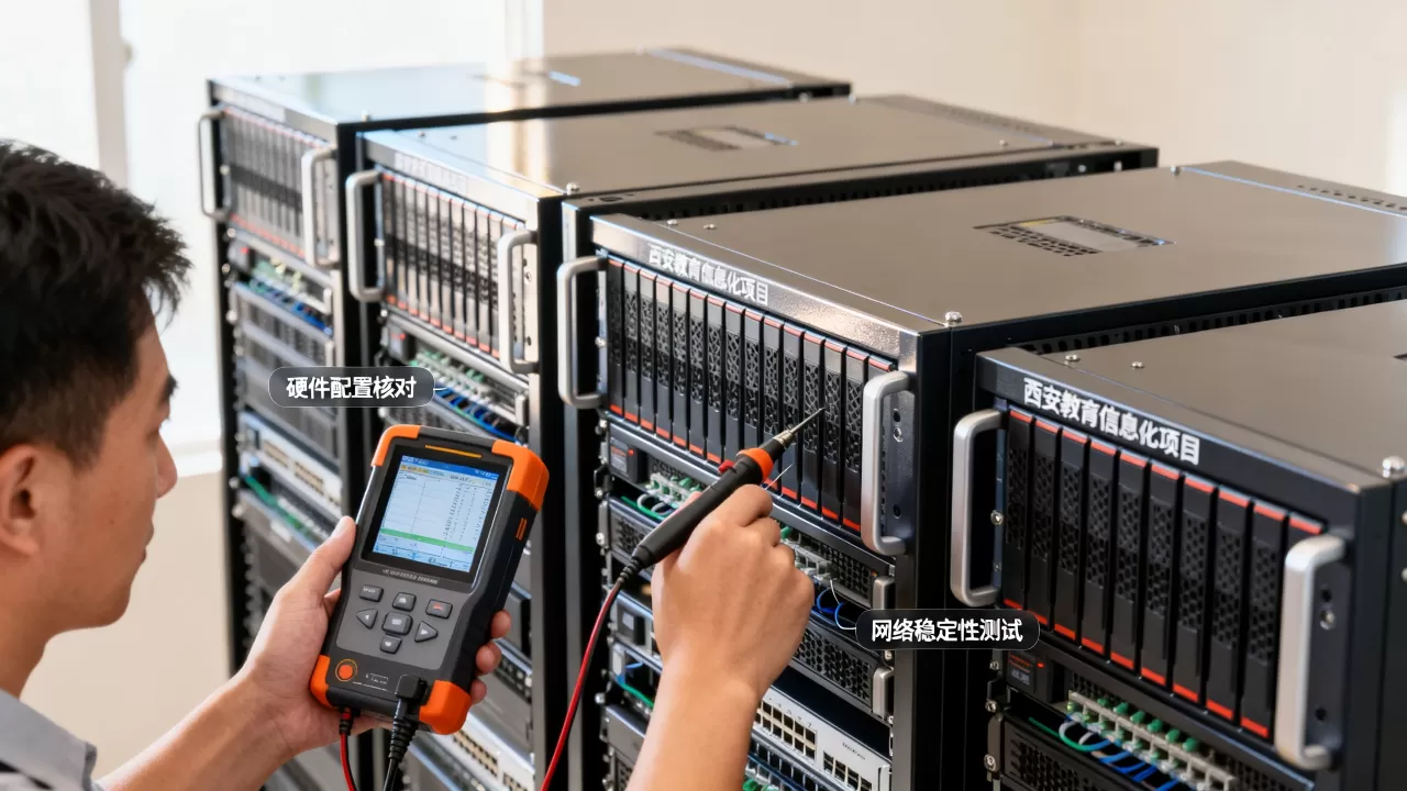 西安教育信息化项目服务器租用的验收标准是什么，怎么验收？