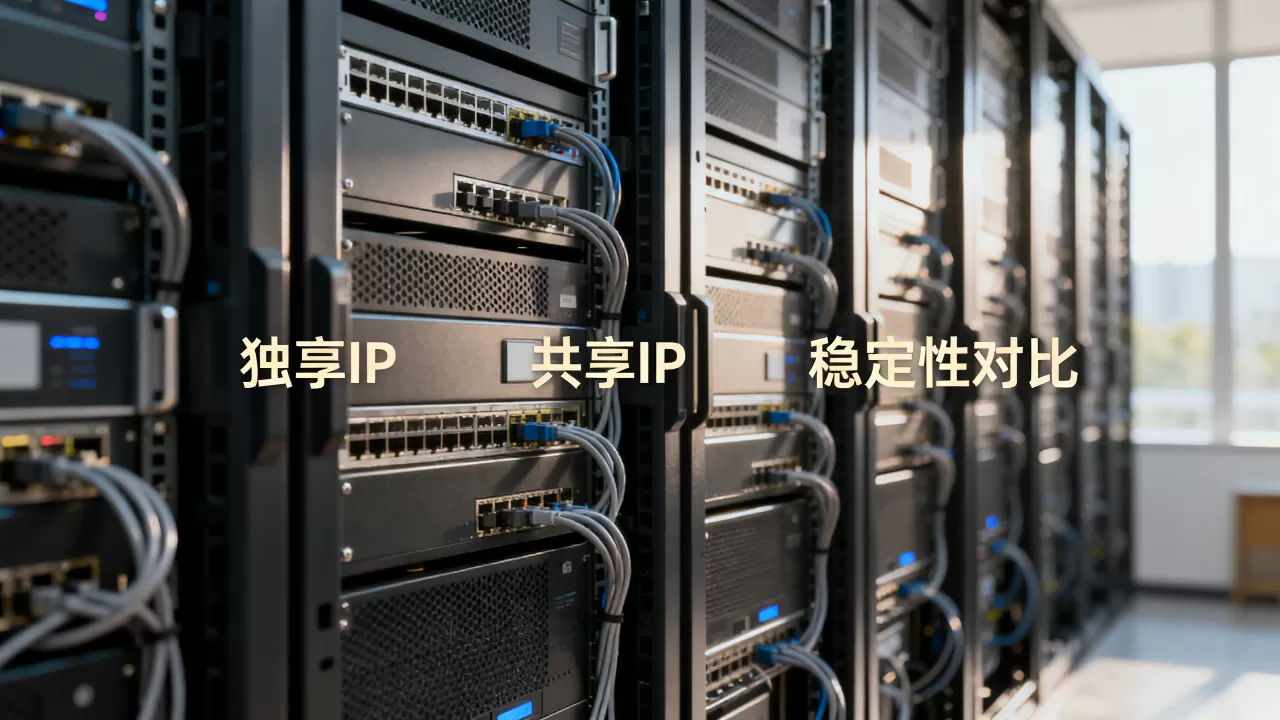 西安服务器租用独享IP和共享IP有何区别？独享IP和共享IP哪个更稳定？