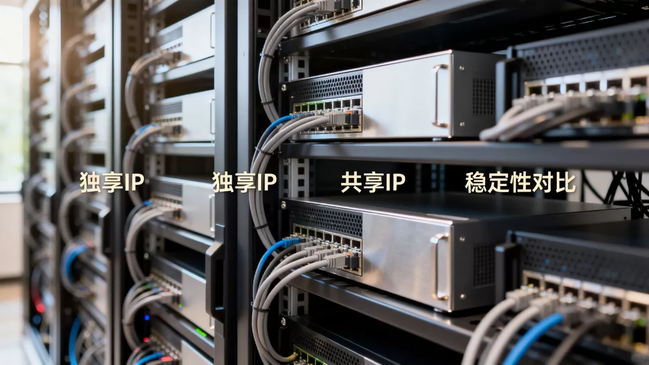 西安服务器租用独享IP和共享IP有何区别？独享IP和共享IP哪个更稳定？