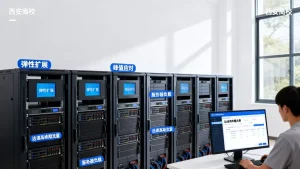 西安高校选课高峰期，服务器租用弹性方案怎么选？