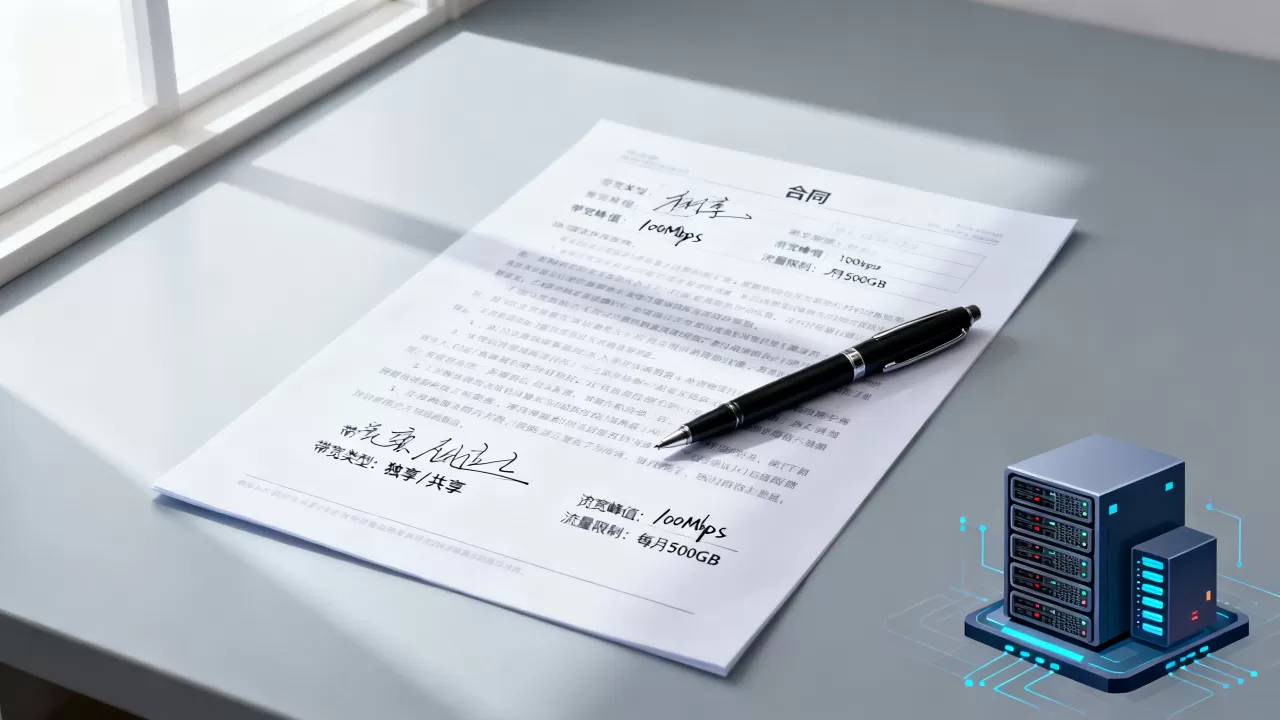 西安服务器租用合同里要留意哪些带宽条款?有哪些注意事项? 西安服务器租用合同里要留意哪些带宽条款?有哪些注意事项?