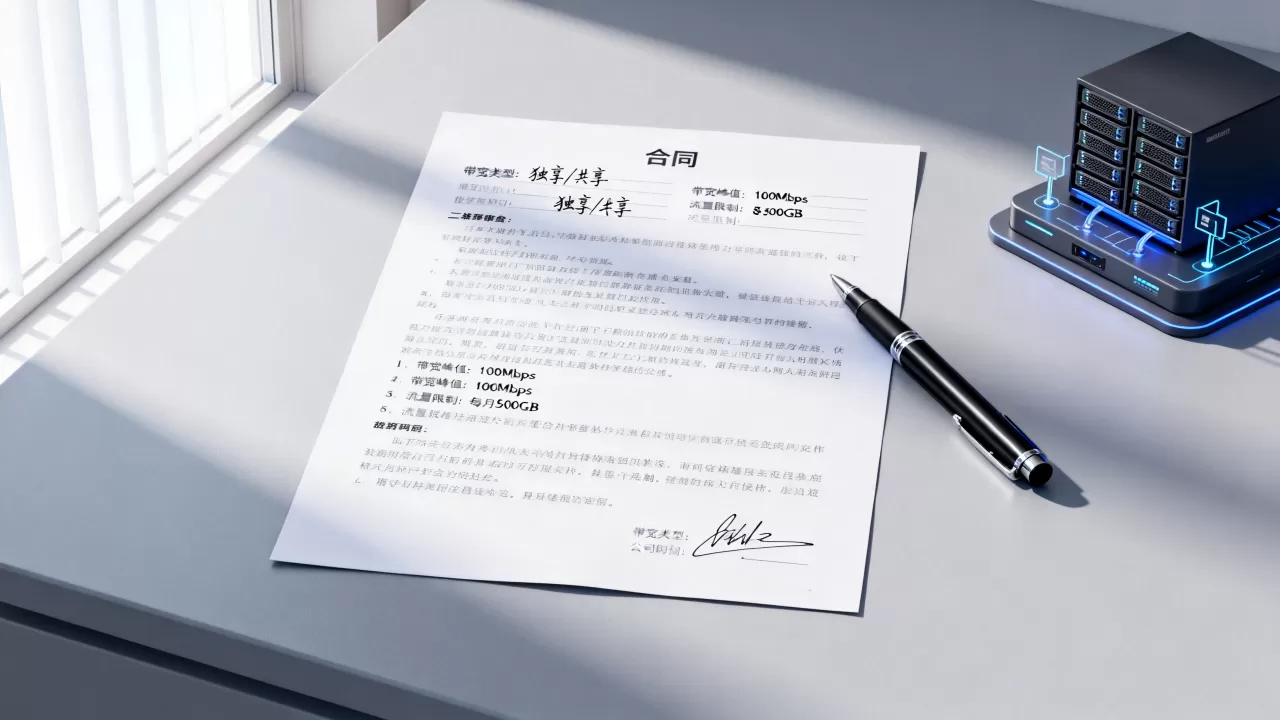 西安服务器租用合同里要留意哪些带宽条款?有哪些注意事项? 西安服务器租用合同里要留意哪些带宽条款?有哪些注意事项?