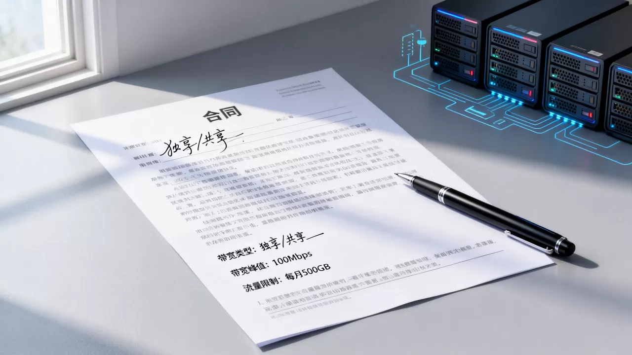 西安服务器租用合同里要留意哪些带宽条款?有哪些注意事项? 西安服务器租用合同里要留意哪些带宽条款?有哪些注意事项?