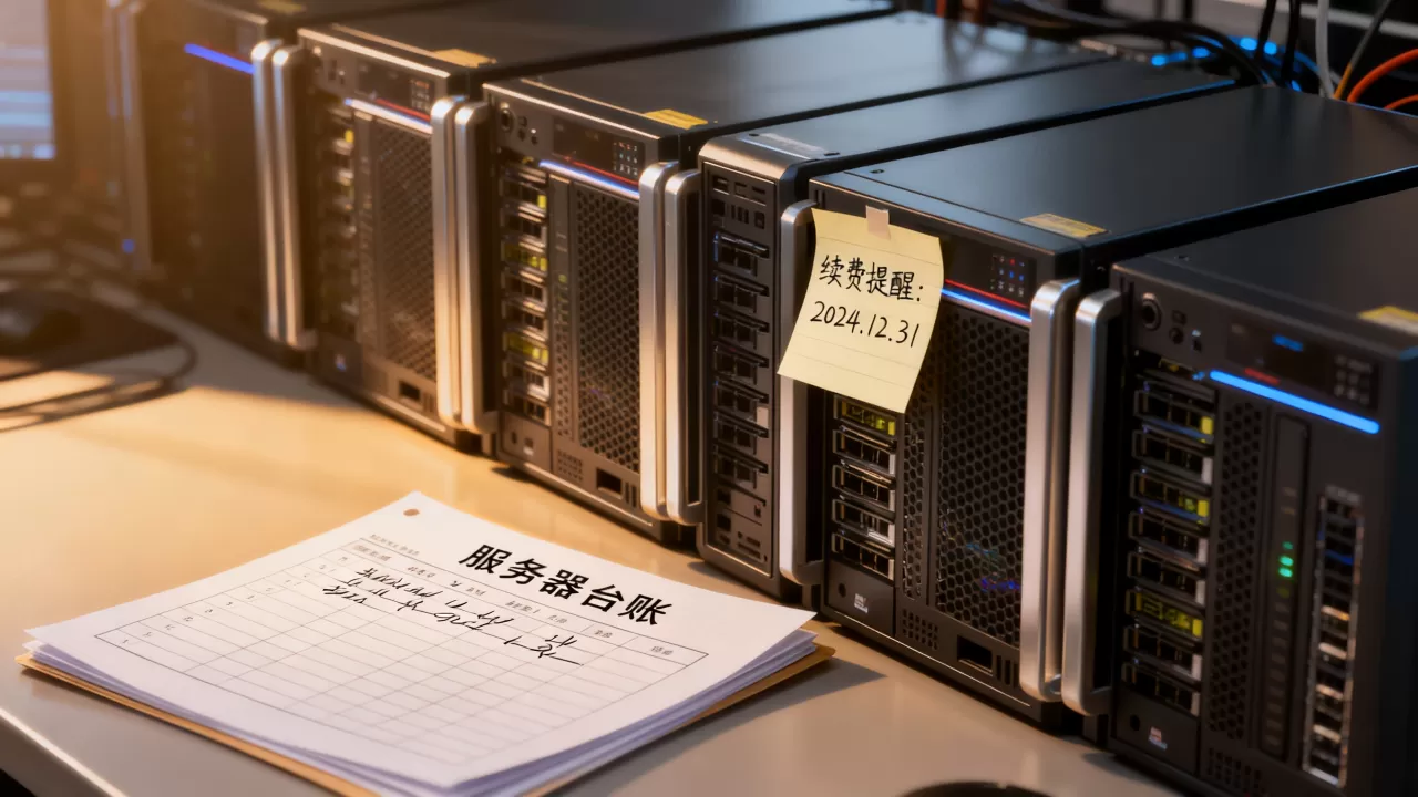 游戏公司服务器台账如何高效管理?续费提醒避免业务中断技巧 游戏公司服务器台账如何高效管理?续费提醒避免业务中断技巧